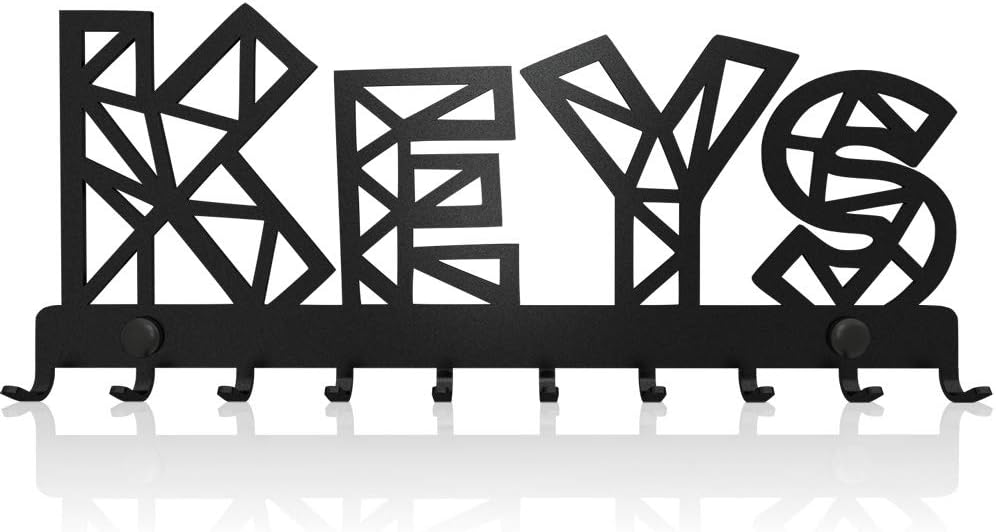 Keys Geometryczny - Metalowy Wieszak na Klucze